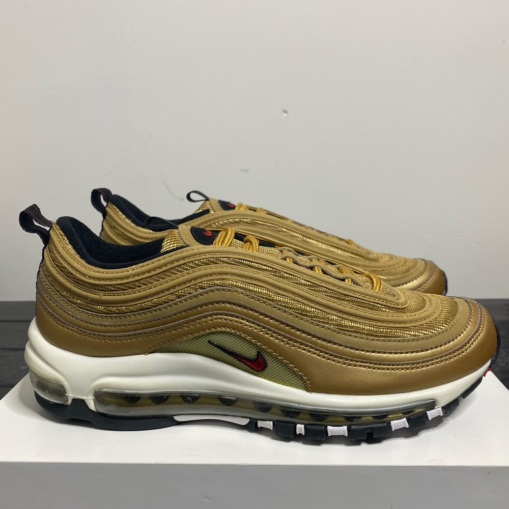 BRAND NEW!! NIKE Air Max 97 OG QS Metallic Gold